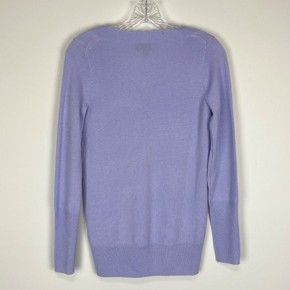 J Crew Collection Cashmere V Neck Sweater Lavender Purple 29660 size XS - Picture 4 of 12